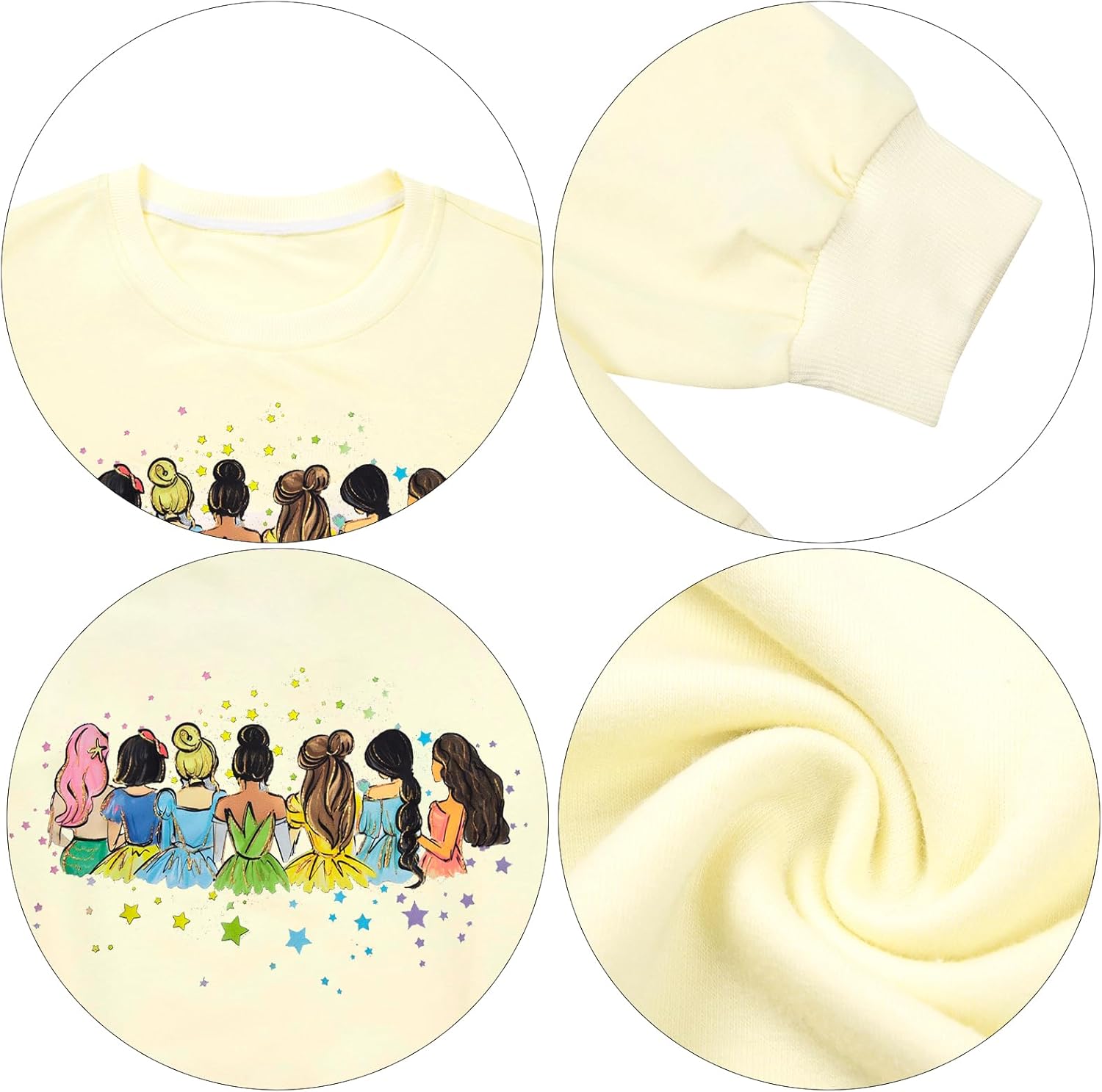 UNIQUEONE Magical Princess Sweatshirt for Women: Cute Magic Kingdom Princess Sweater Family Vacation Trip Pullover Tops - Image 7