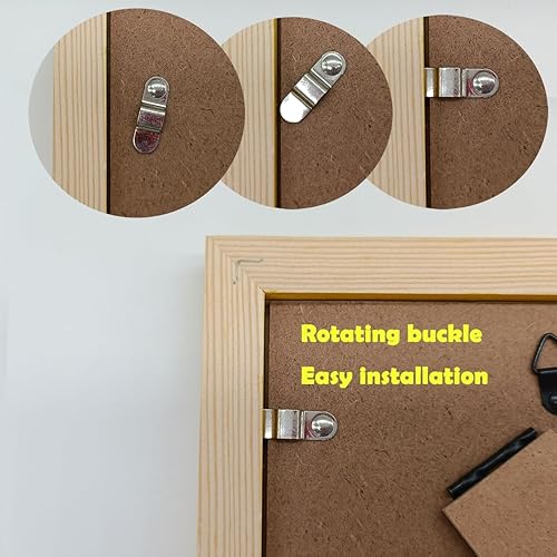 Miniatura 6 de ZXTparts - Portarretratos de 8 x 8 pulgadas con paspartú de apertura de 6 x 6 pulgadas. Marco de fotos cuadrado rojo mate de 8 x 8 pulgadas. Madera