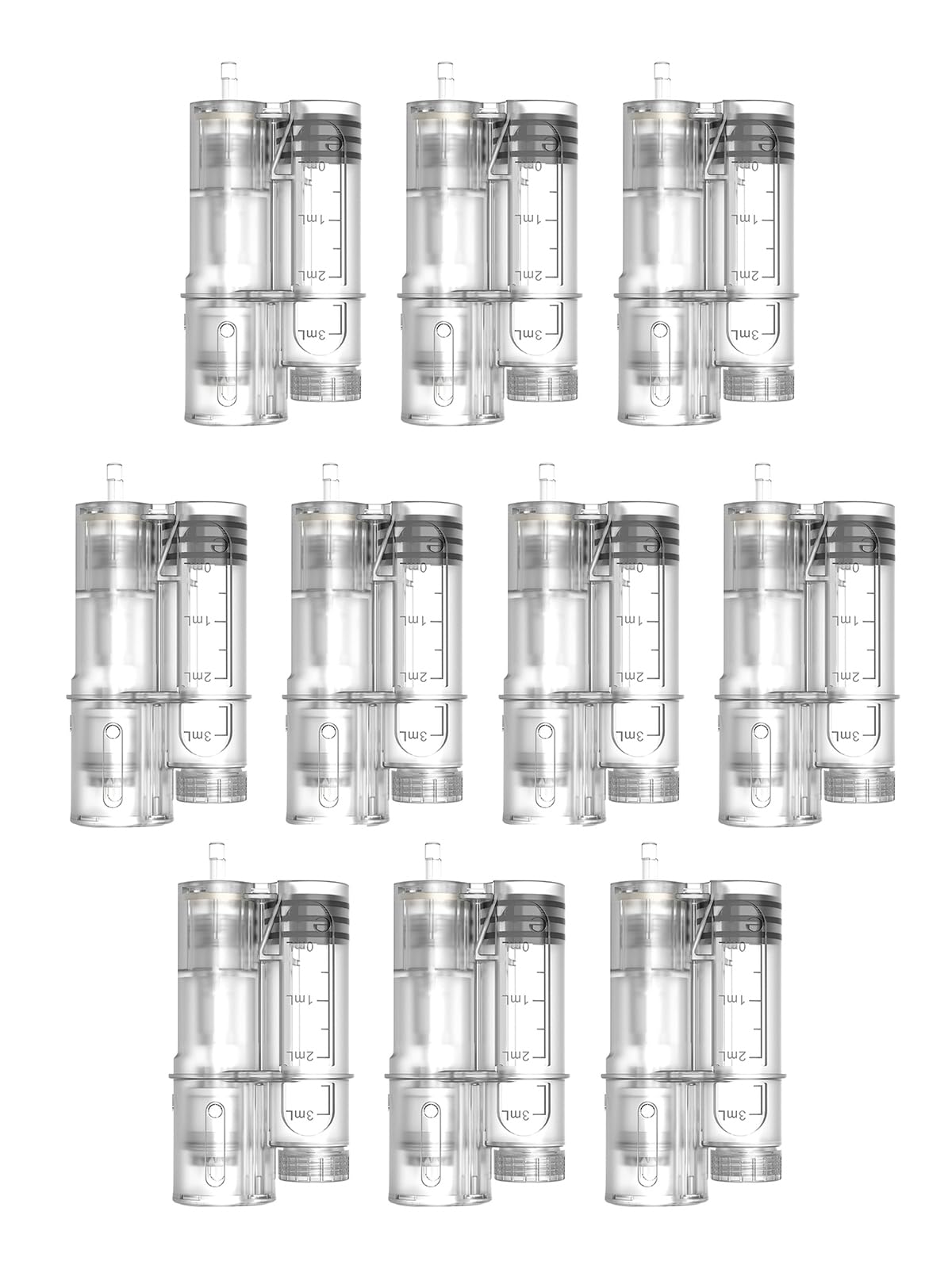 10 Stück 18 Pins dr pen H6 Microneedling Cartridges, entwickelt für Mikronadelstift dr pen H6, verwendet für Aknenarben, vertiefte Narben und Schwangerschaftsstreifen