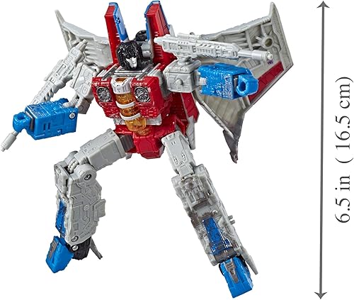 Miniatura 3 de Transformers - Figura de acción de Cybertron Voyager Wfc-S24 Starscream, capítulo Siege, para adultos y niños a partir de 8 años, 7"