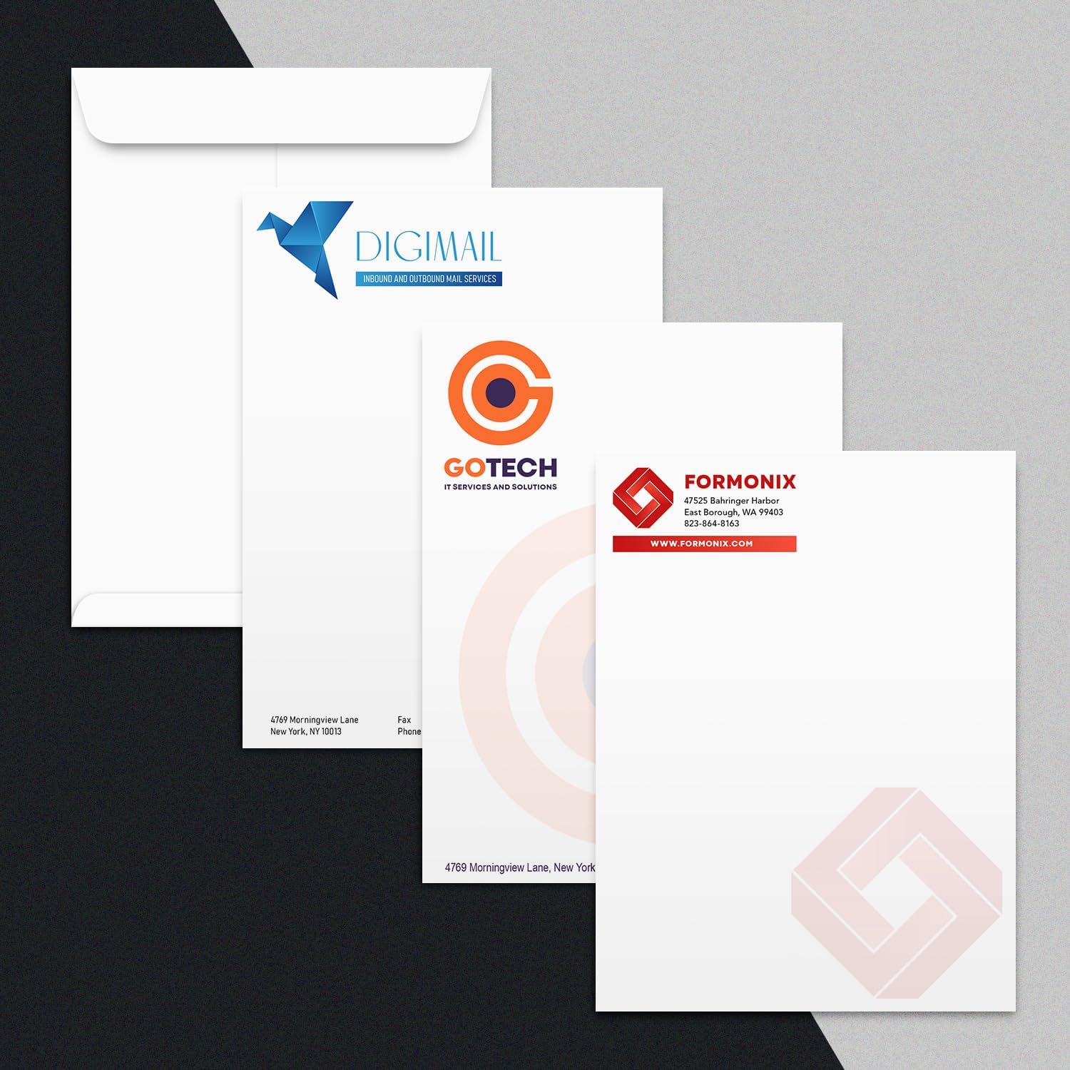 Customize Your 9" x 12" Catalog Envelopes - Upload Your Full Color Logo and Return Address – Custom Professionally Printed Bright White Wove Envelopes – Thick and Sturdy (50)