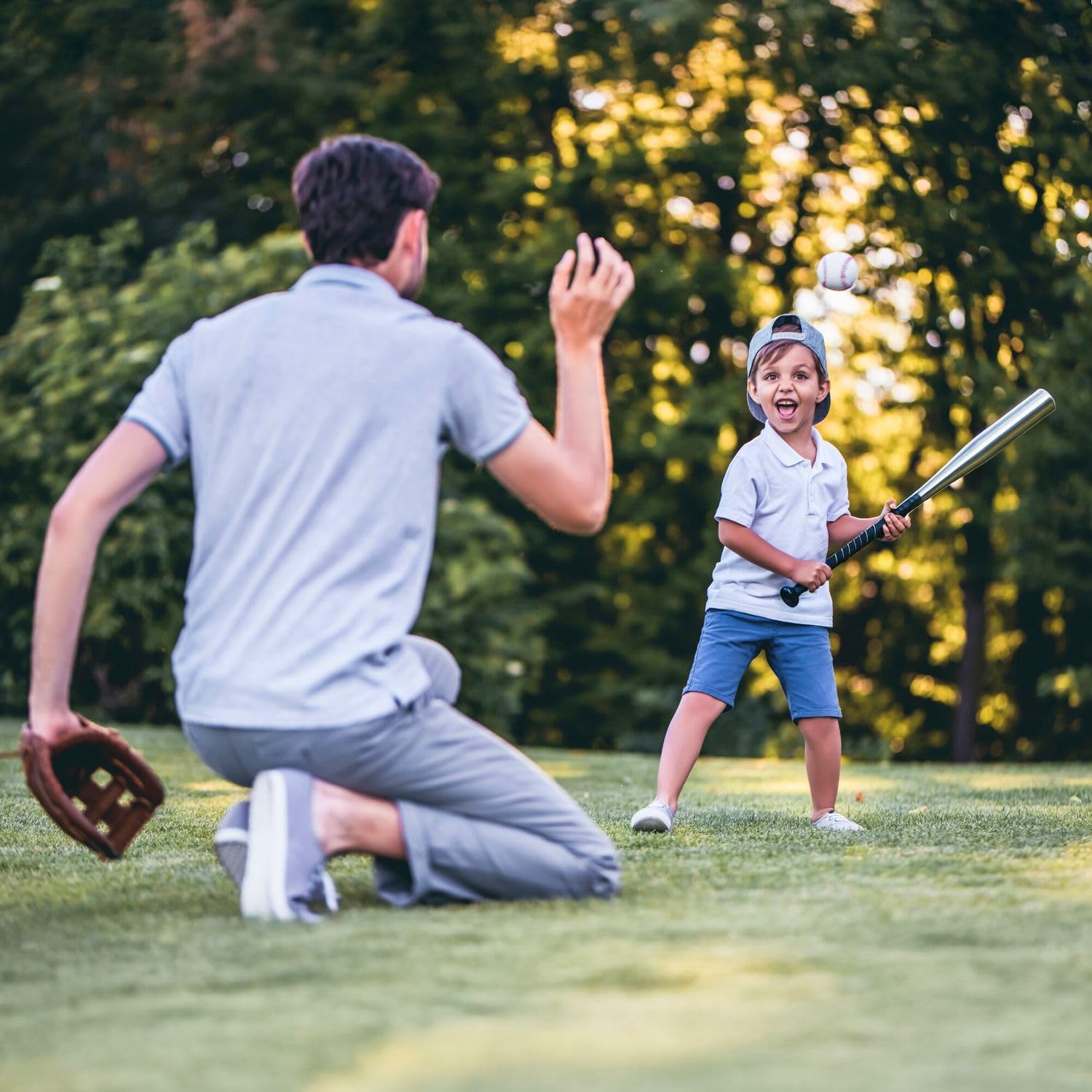 Baseballschläger - Baseball Schläger ohne Logo aus Holz oder Alu - Baseball Freizeit Sport Training Outdoor