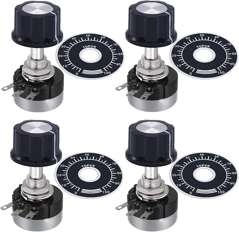 4pcs B103 10K RV24YN20S Carbon Film Rotary Taper Potentiometer