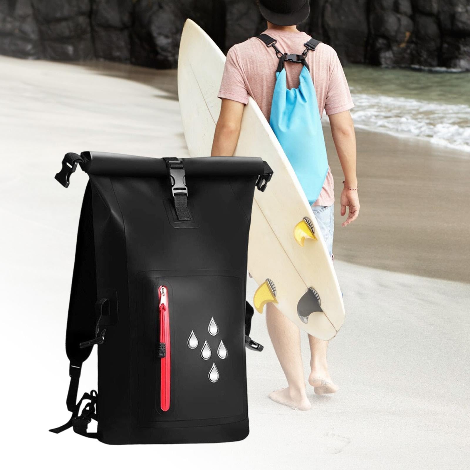 Borsa stagna Impermeabile Zaino Impermeabile Sacca stagna Borsa Galleggiante per Kayak per Surf Canoa Kayak