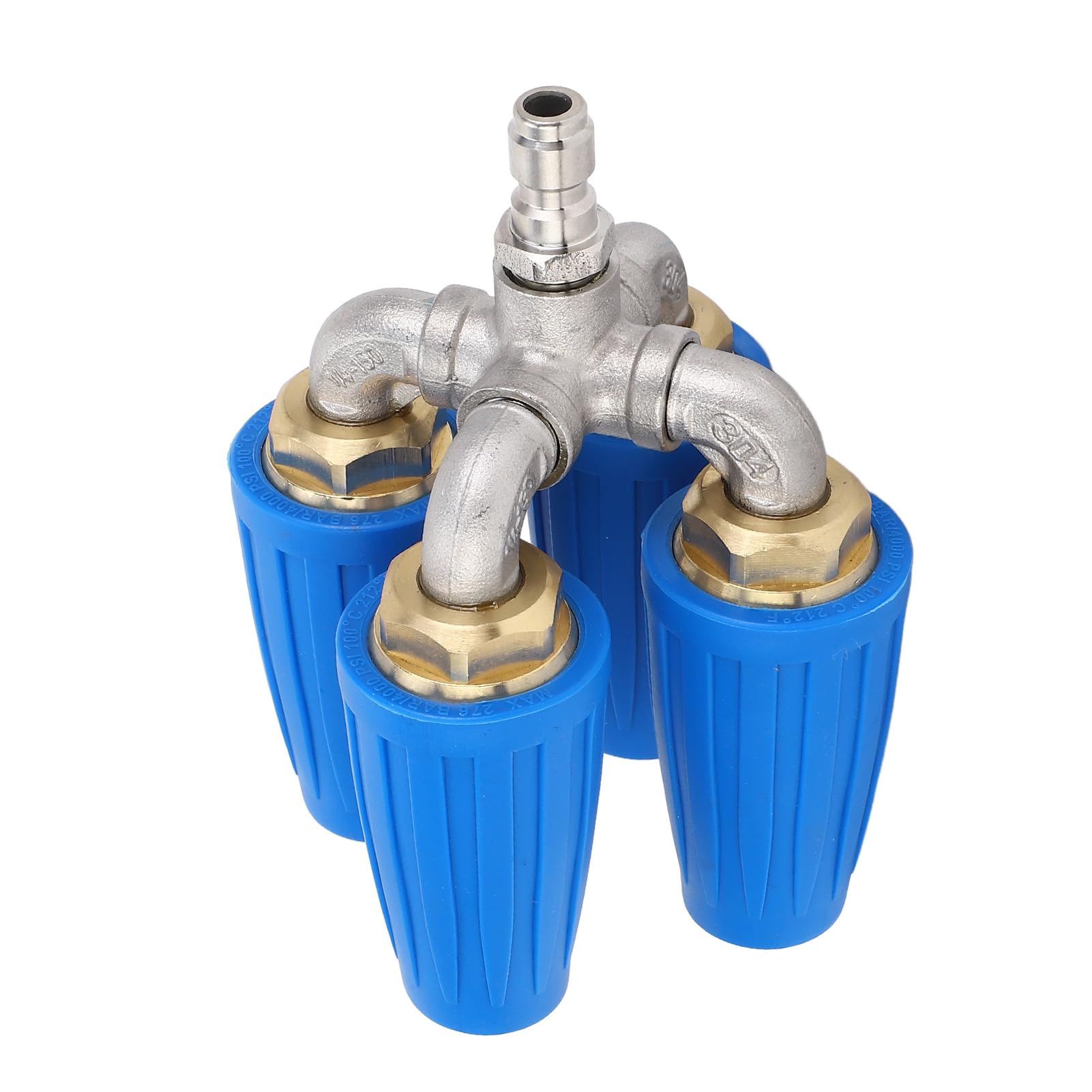 Generic Myjka Ciśnieniowa Turbo Dysza 4 w 1 360° Obrotowy Spray Wytrzymałe Szybkozłącze 4000 Psi do Podłóg Pojazdów