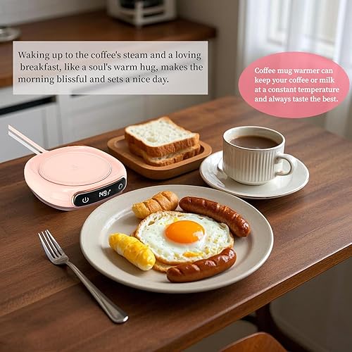 Miniatura 2 de Calentador de tazas de café para escritorio, calentador de tazas multiusos para todas las botellas y tazas calentador de tazas de calentamiento