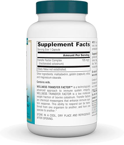 Miniatura 2 de Source Naturals Factor de transferencia de bienestar, apoya la respuesta del sistema inmunológico* 125 mg - 30 cápsulas