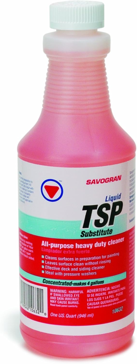 Savogran 10632 Liquid TSP Substitute Cleaner, Quart Amazon.ca Health