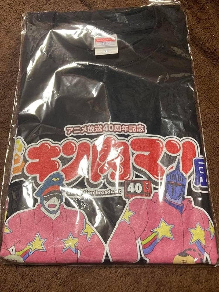 【未使用】超キン肉マン展　40周年　限定品　Tシャツ 正義超人　ブラック　XL Amazon.co.jp: 超キン肉マン展 限定 グッズ XLサイズ Tシャツ