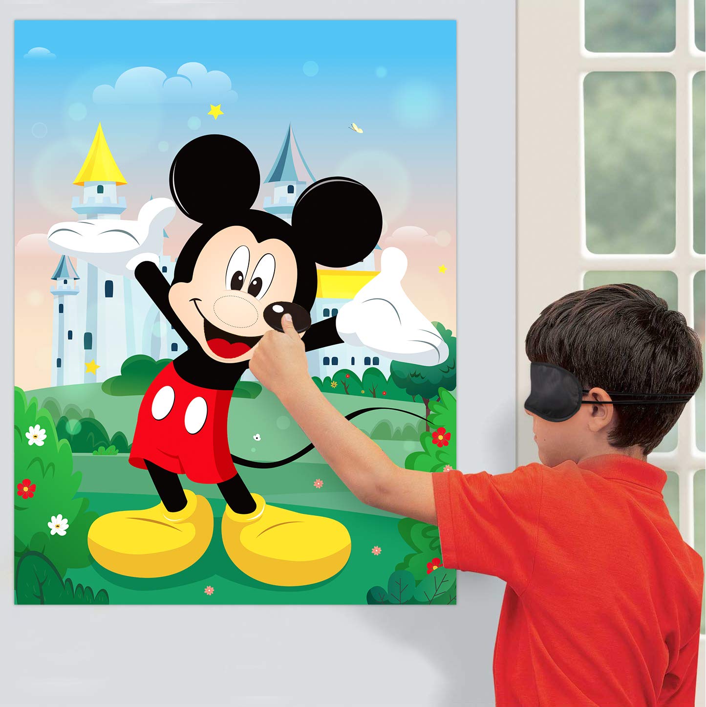 Buy PANTIDE Pin The Nose And Mouth On Mickey Mouse Party Games For Kids 