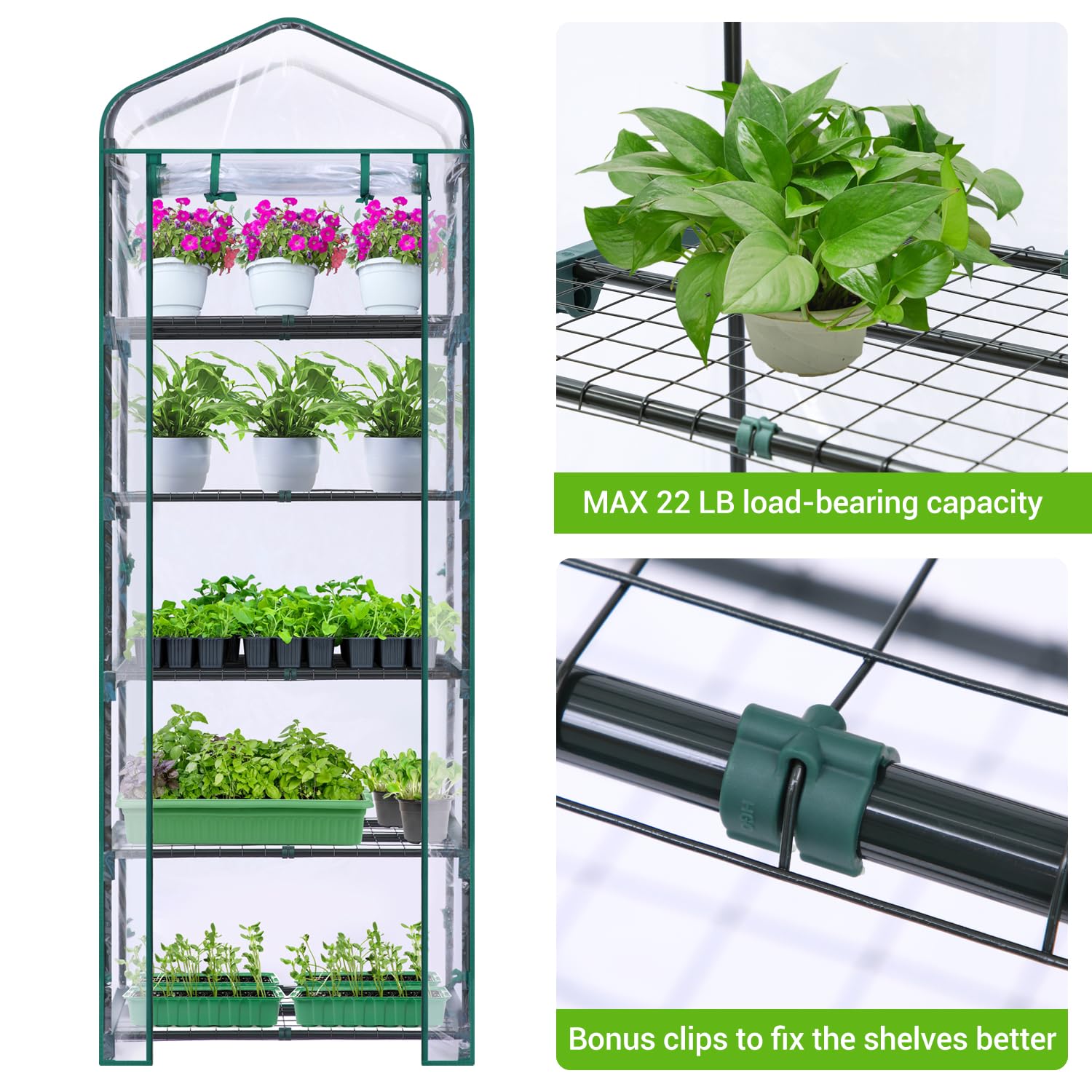 Amazon.com : Mini Greenhouse for Outdoors Indoor: Ohuhu Small