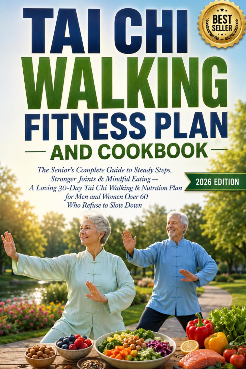 Tai Chi Walking Fitness Plan and Cookbook: The Senior's Complete Guide to Steady Steps, Stronger Joints & Mindful Eating — A Loving 30-Day Tai Chi ... Men and Women Over 60 Who Refuse to Slow Down