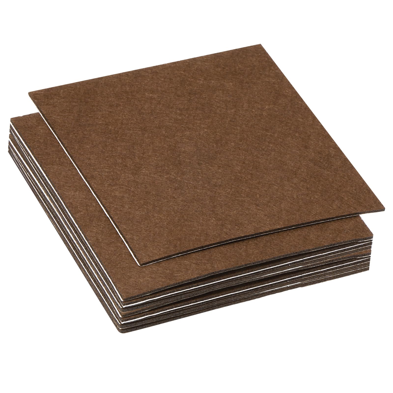 Base de fieltro para lámparas PATIKIL: cuadrados suaves color café para proteger tu salón