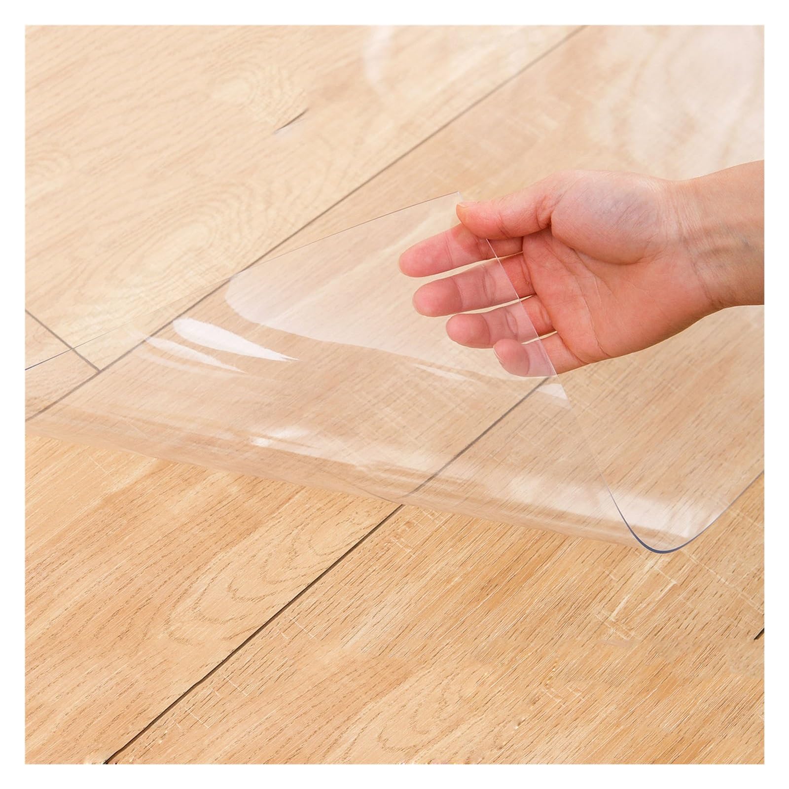 Protection de tapis de sol transparent pour l'entrée et les couloirs