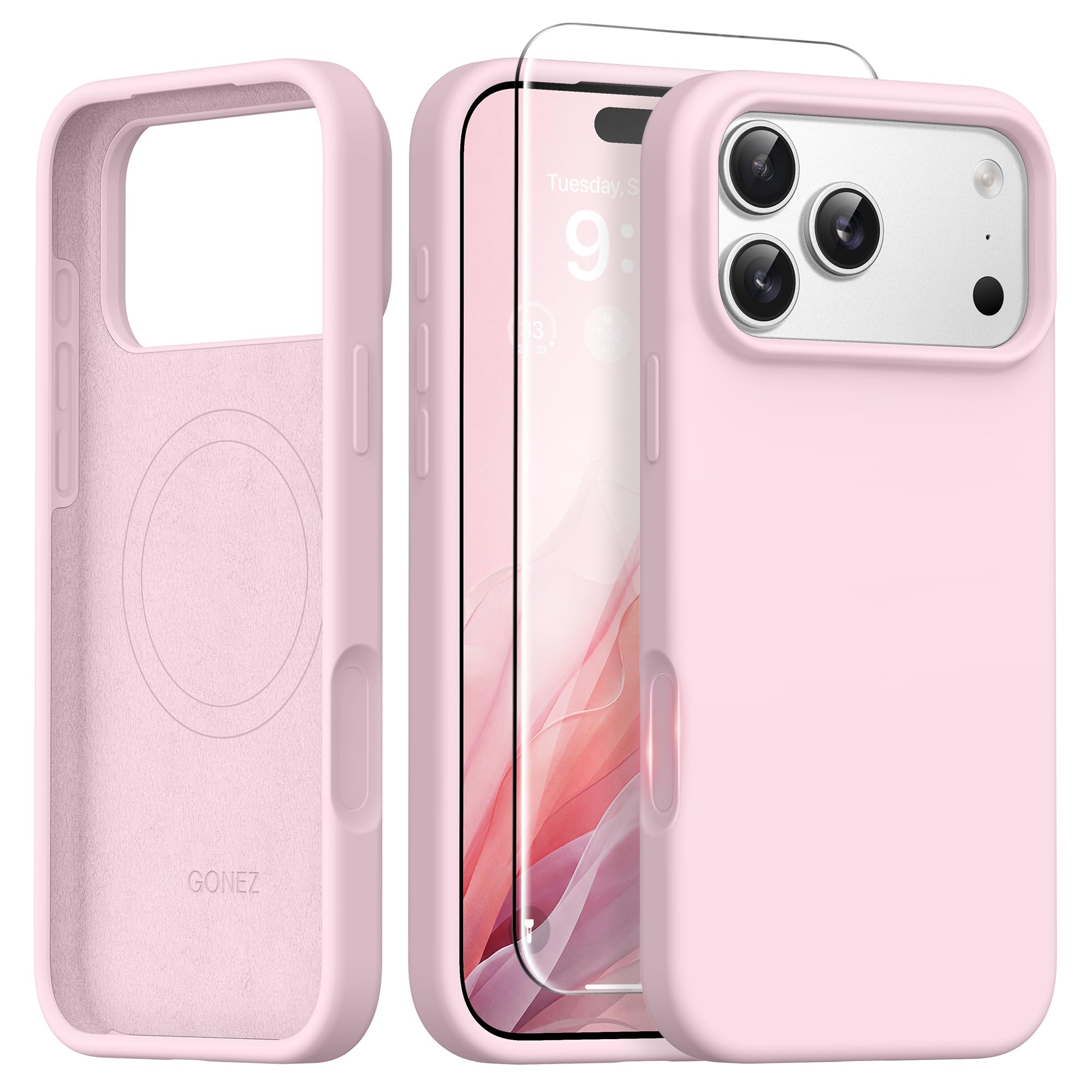 Amazon.com: GONEZ Magnetic for iPhone 17 Pro Max Case, [Compatible