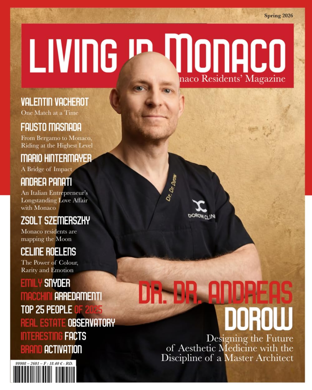 Living in Monaco, The Monaco Residents' Magazine . Spring 2026 (Dr Dr Andreas Dorow edition)