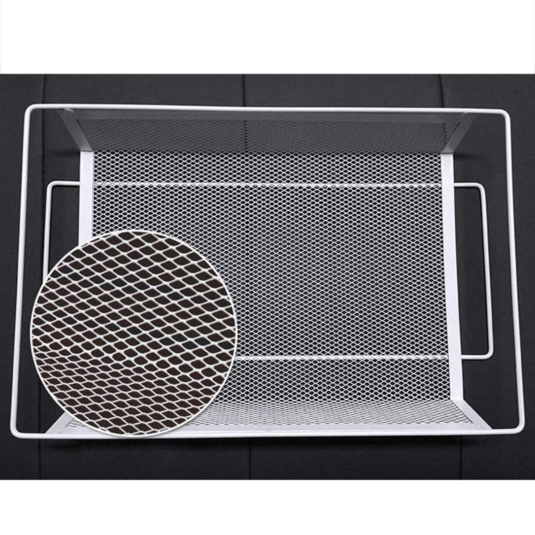 ZYFA Carrello Cucina a 3/4/5 Piani Servizio,con Rotelle Bloccabili, Scaffale Portaoggetti Mobile in Acciaio,Carrello Portaoggetti Multiuso, Carrello Salvaspazio, Scaffale Rete Metallica Contenitori