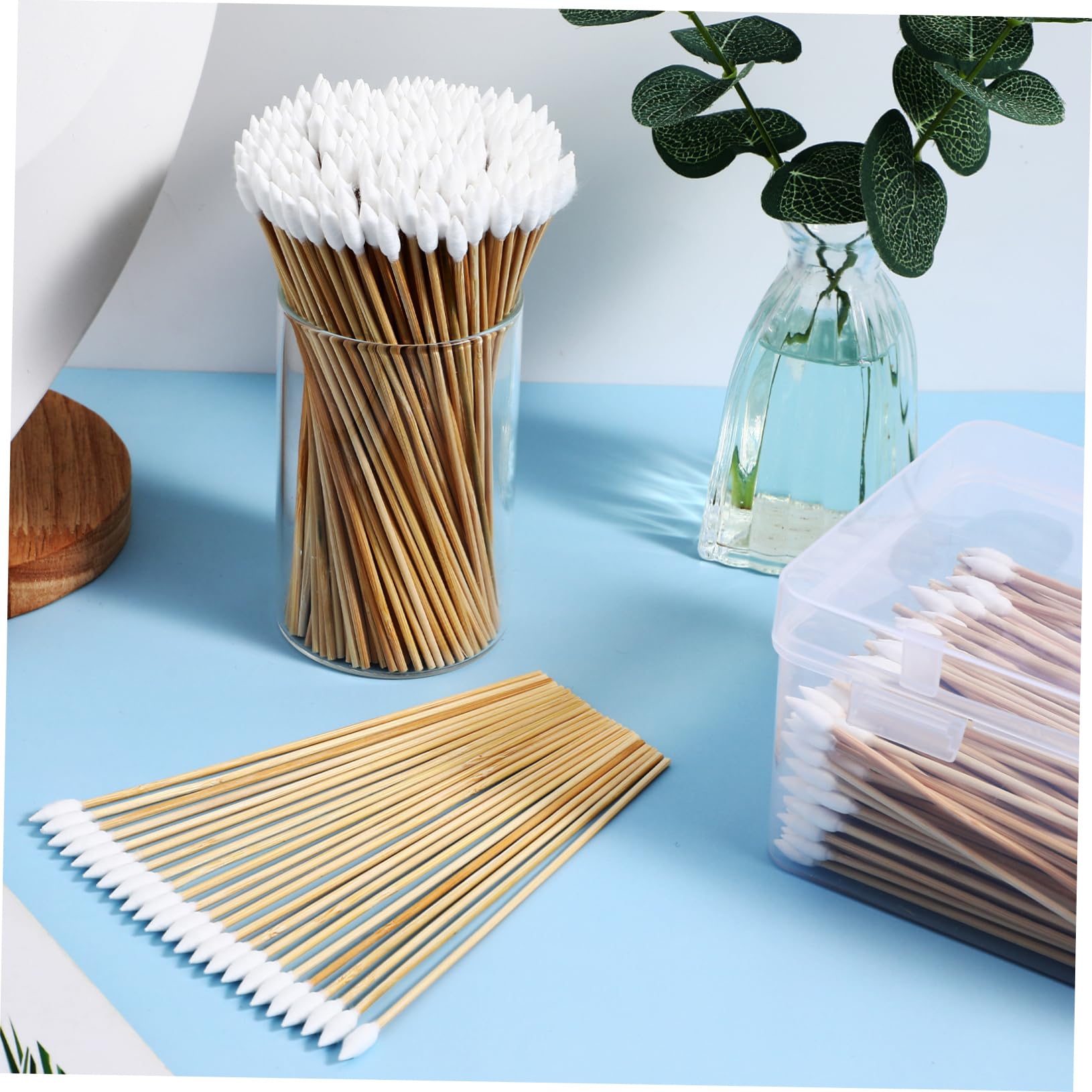 Ipetboom 2500piezas Bastoncillos De Algodón Precisión Para Maquillaje Limpieza De Auriculares y Electrónica Punta Fina y Herramientas Multiusos Para Desmaquillado y Detalles De