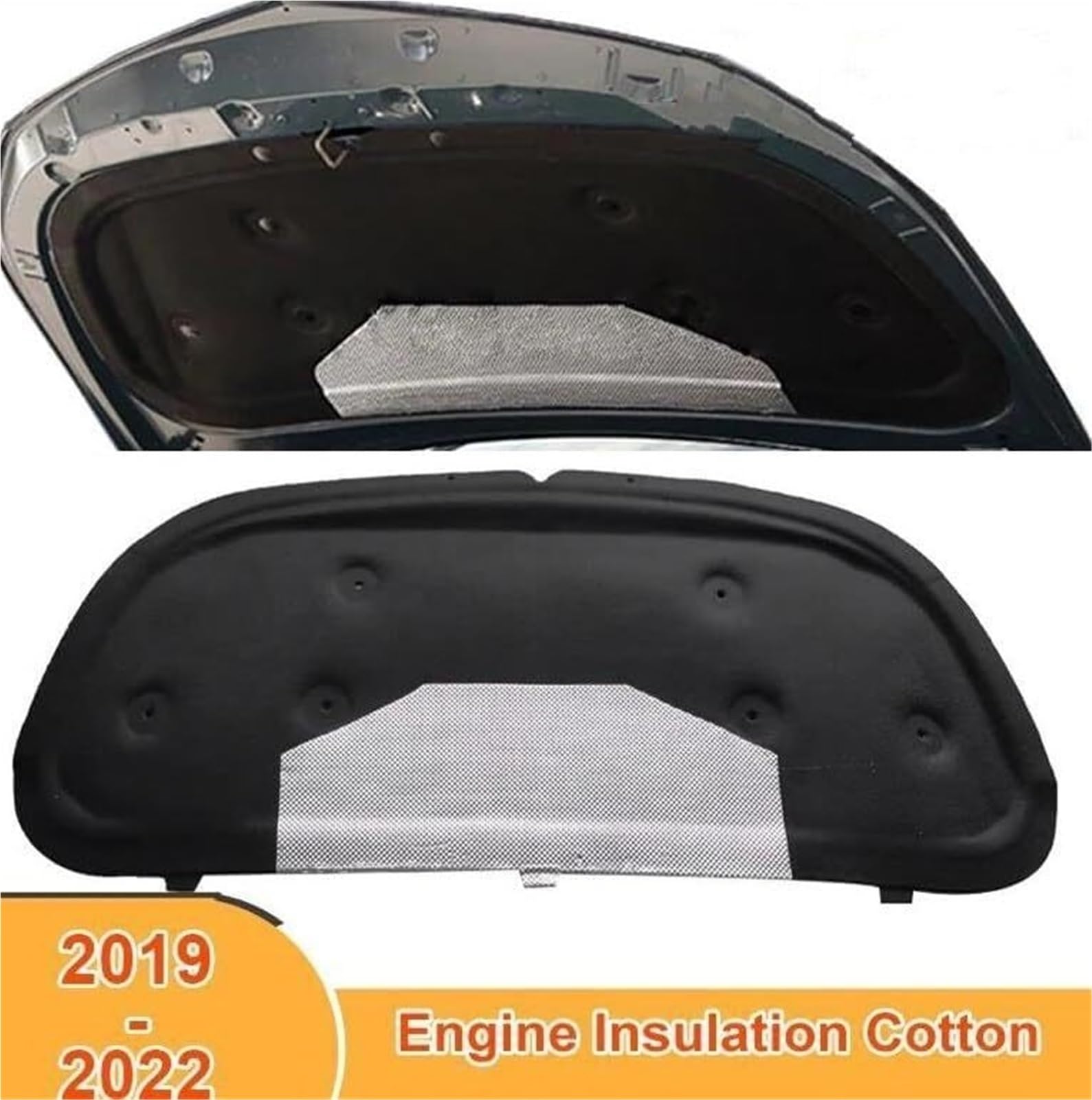 isolamento acustico per auto Tappetino isolante in cotone per auto per Chevrolet per Malibu insonorizzante e termico