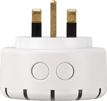 Brennenstuhl Digital Countdown Timer Plug Socket with LED Display - Adjustable in 12 Steps, Indoor Use, Contact Protection