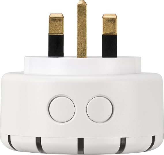 Brennenstuhl Digital Countdown Timer Plug Socket with LED Display - Adjustable in 12 Steps, Indoor Use, Contact Protection