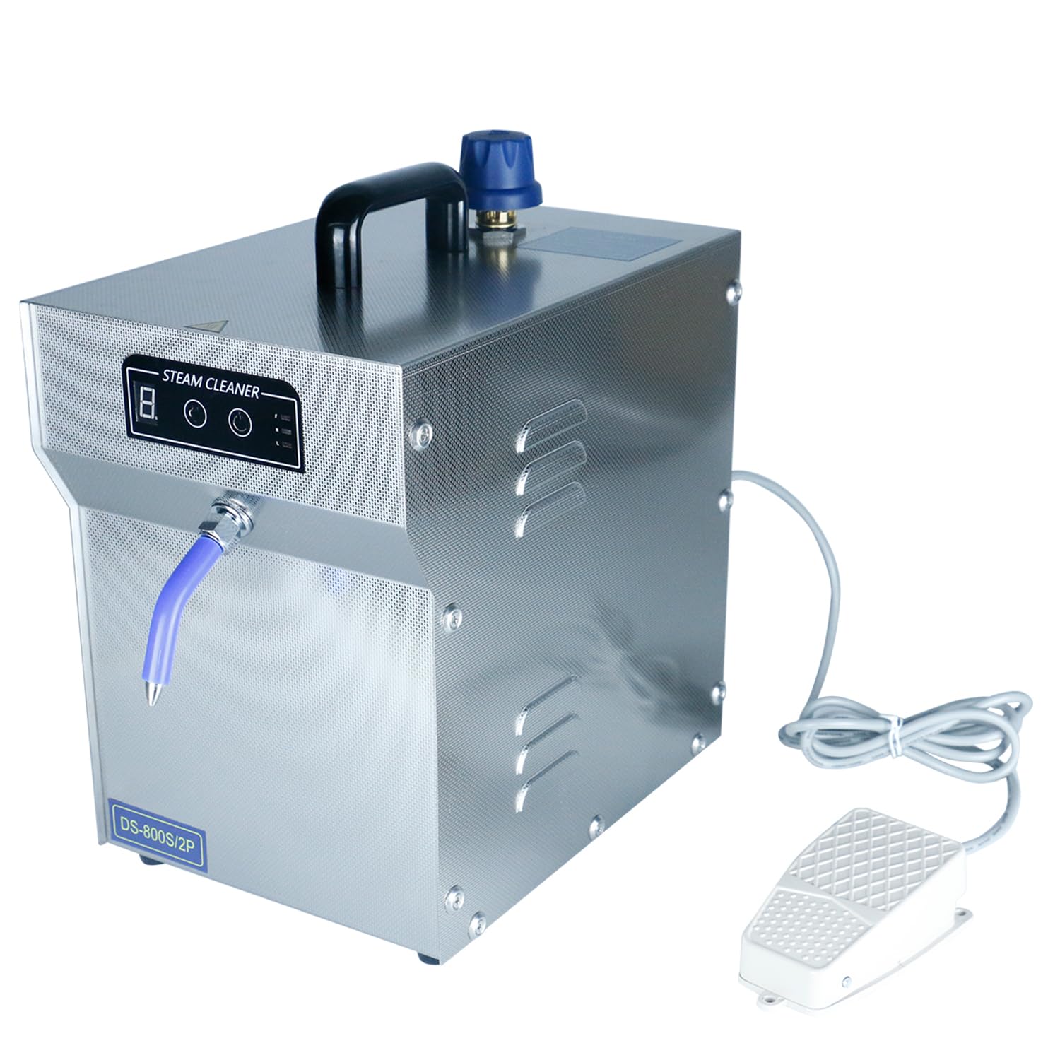 Jewelry Steam Cleaner Machine Professional for Ring Watch 1200W High Pressure Gemstone Cleaned Steamering for Diamond Gold Silver 2L Stainless Steel Automatic Cleaning Equipment for Eyeglasses Scalpel