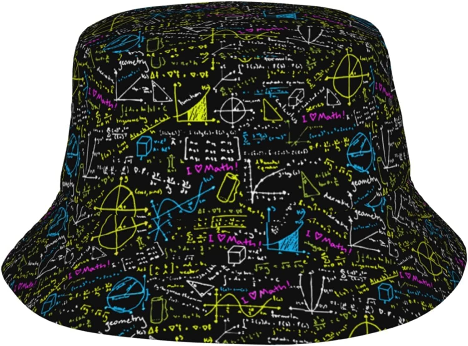 Amazon.com: Unisex Bucket Hat Black Math Physics Formula Lightweight ...