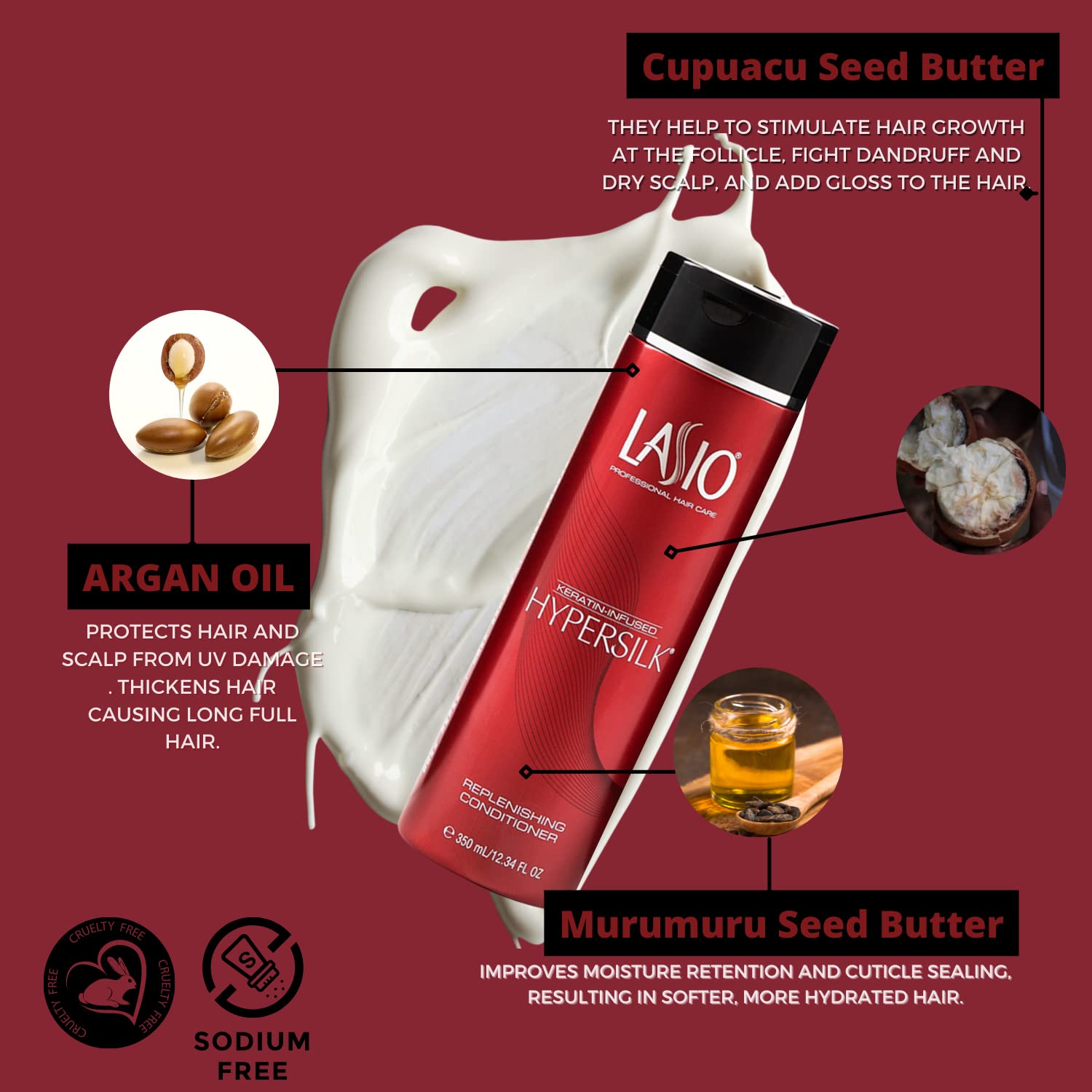 Amazon.com : Lasio - Keratin-Infused HYPERSILK Replenishing Conditioner -  12.34 Fl. Oz - Repair, Restore & Redefine Hair Care Product : Standard Hair  Conditioners : Beauty & Personal Care