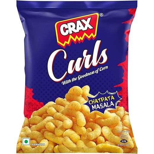 Crax Curls Chatpata Masala Puffs 57g