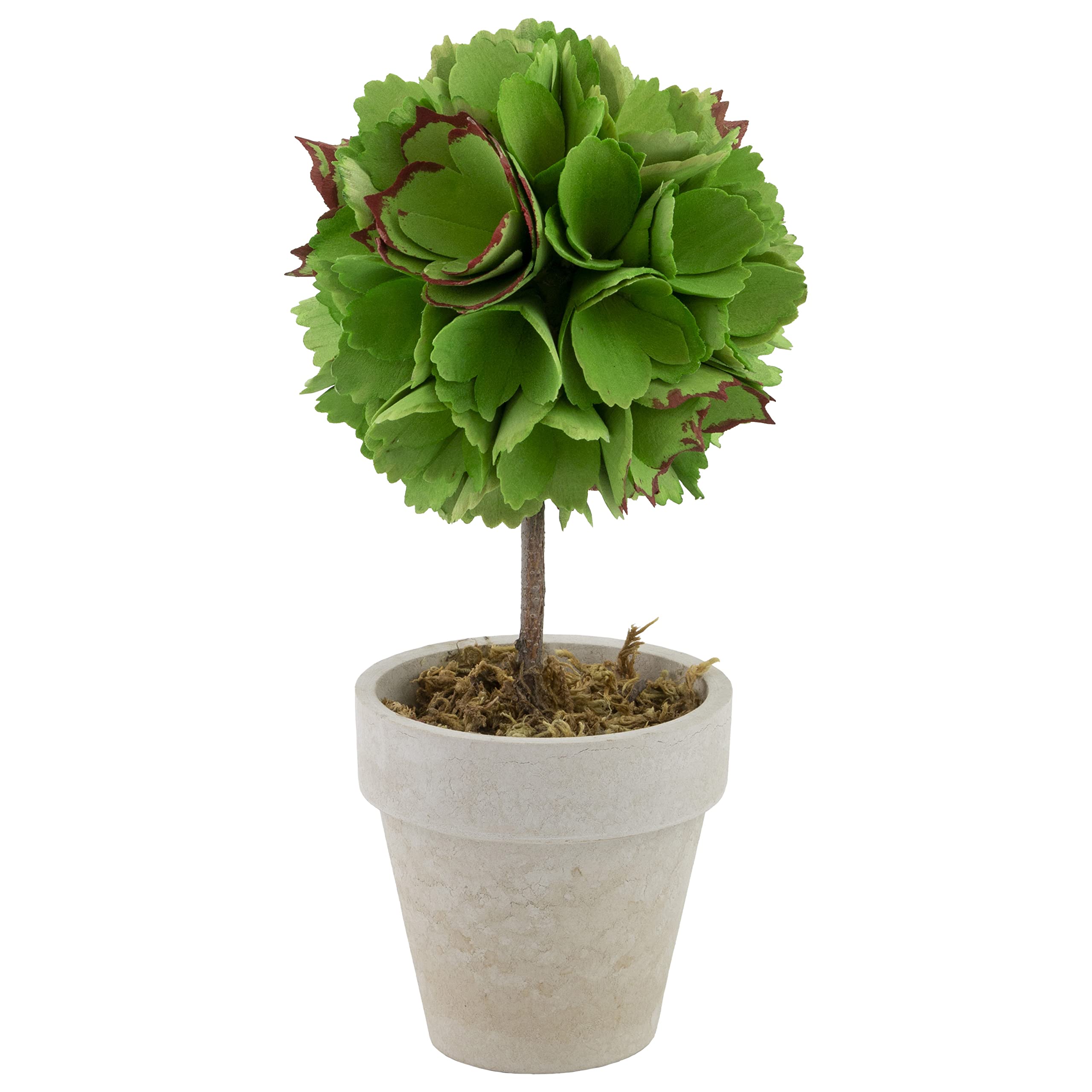 Boston International Decorative Faux Topiary Plant, Fairways Green