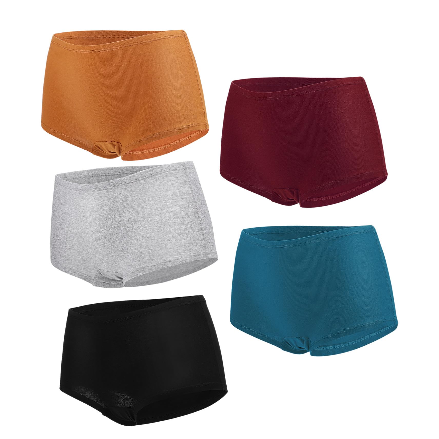Bragas de Algodón para Mujer Talla S, Cobertura Total, 5 Piezas