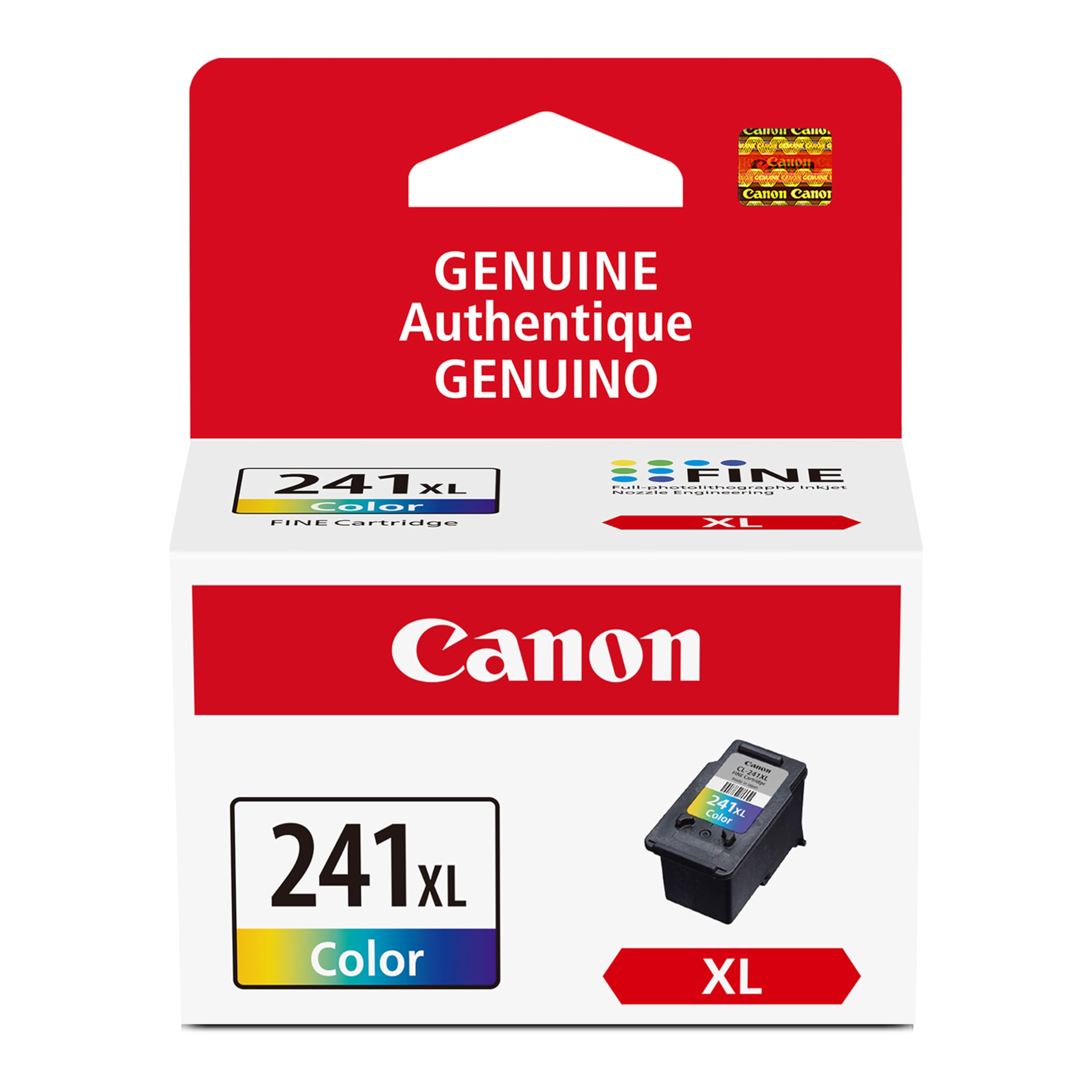 Canon CL-241XL Compatible to MG2120/MG3120/MG4120,MG3222,MG3520,MG3620,MX459,MX472,MX512/MX432/MX372,MX522/MX452/MX392,MX532,TS5120 Printers