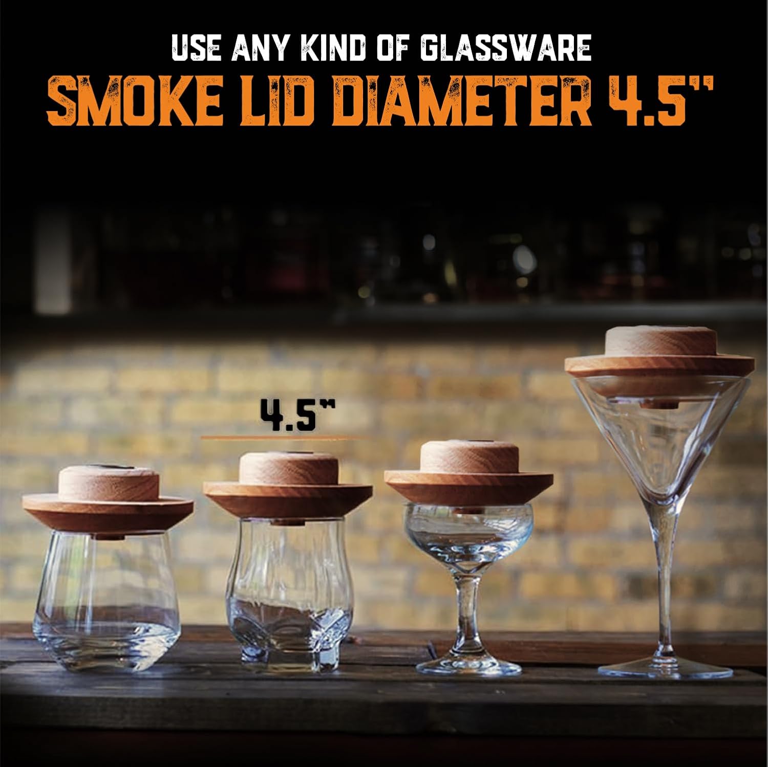 Whiskey Cocktail Smoker Kit with Torch, Old Fashioned Syrup & 8 Flavors Wood Chips - Premium USA Oak Smoker - Old Fashioned Smoker Kit - Bourbon Gifts for Men (with Butane) - Image 6