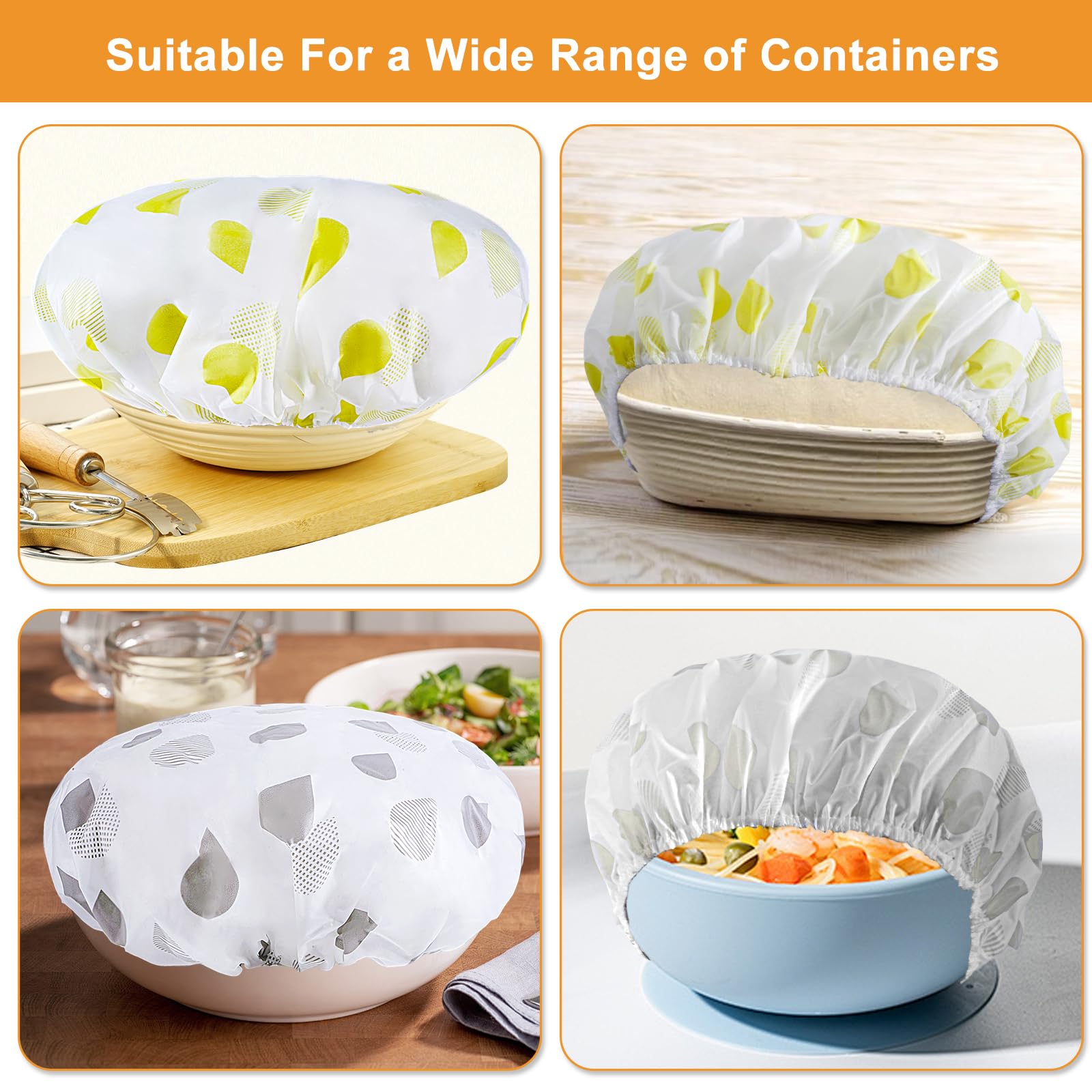 4PCS Panno Lievitazione Pane, Copertura in Tessuto per la Fermentazione del Pane, Resistente EVA, Riutilizzabile, Facile da Utilizzare, Accessorio Essenziale per la Cottura Artigianale