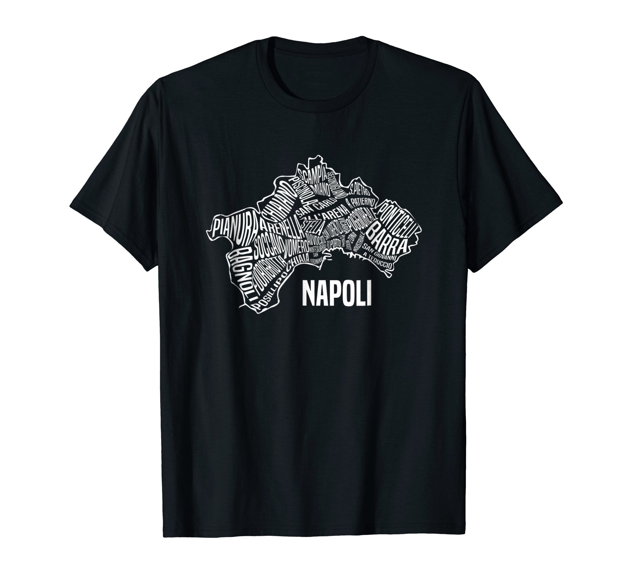 Napoli jersey map t-shirt Naples Italy souvenir clothing