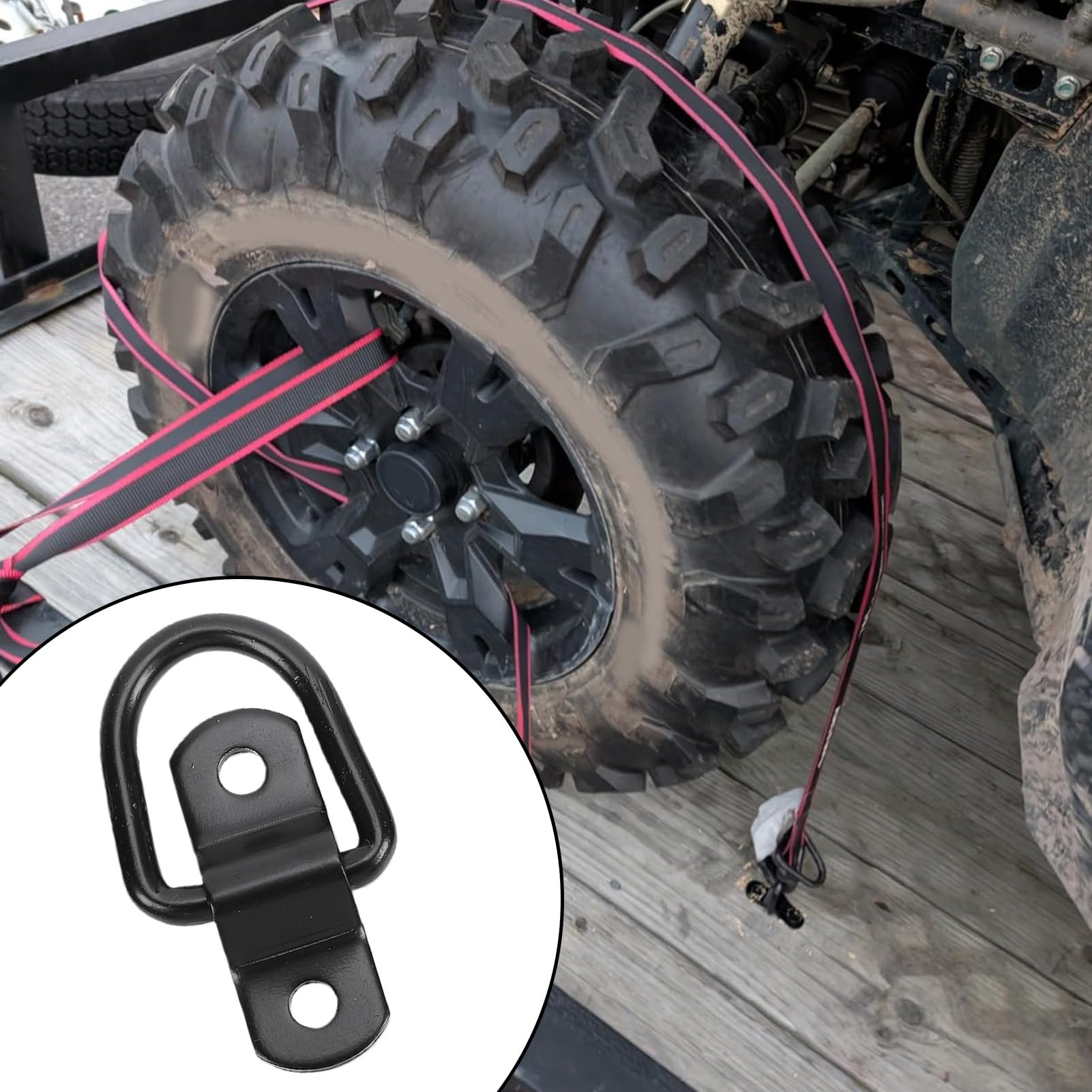 Yctze Kotwy do Mocowania z Pierścieniem D, 2400 Funtów Nośność Heavy Duty