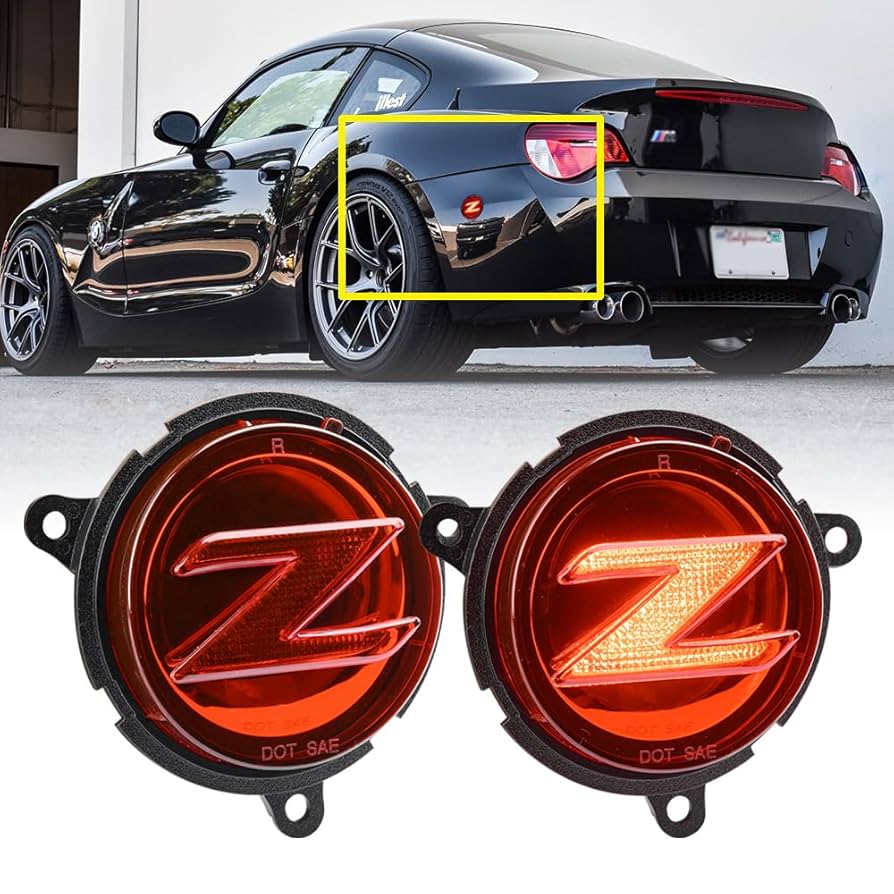 Amazon.com: nsautolighting Z4 Red LED Rear Side Marker Light