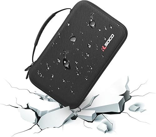 Miniatura 3 de RLSOCO Estuche organizador de baterías - Soporte impermeable para almacenar hasta 120 baterías AA AAA C D 9V y más - Negro (solo funda, baterías y