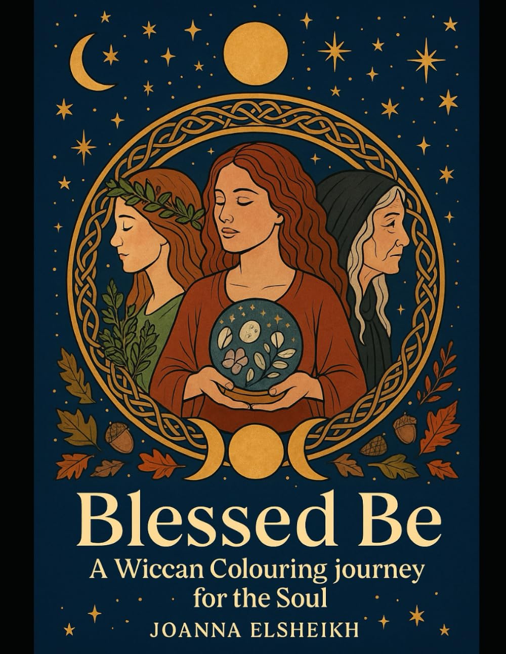 Blessed Be: A Wiccan colouring journey for the soul (Mystic Mindfulness Colouring Collection)