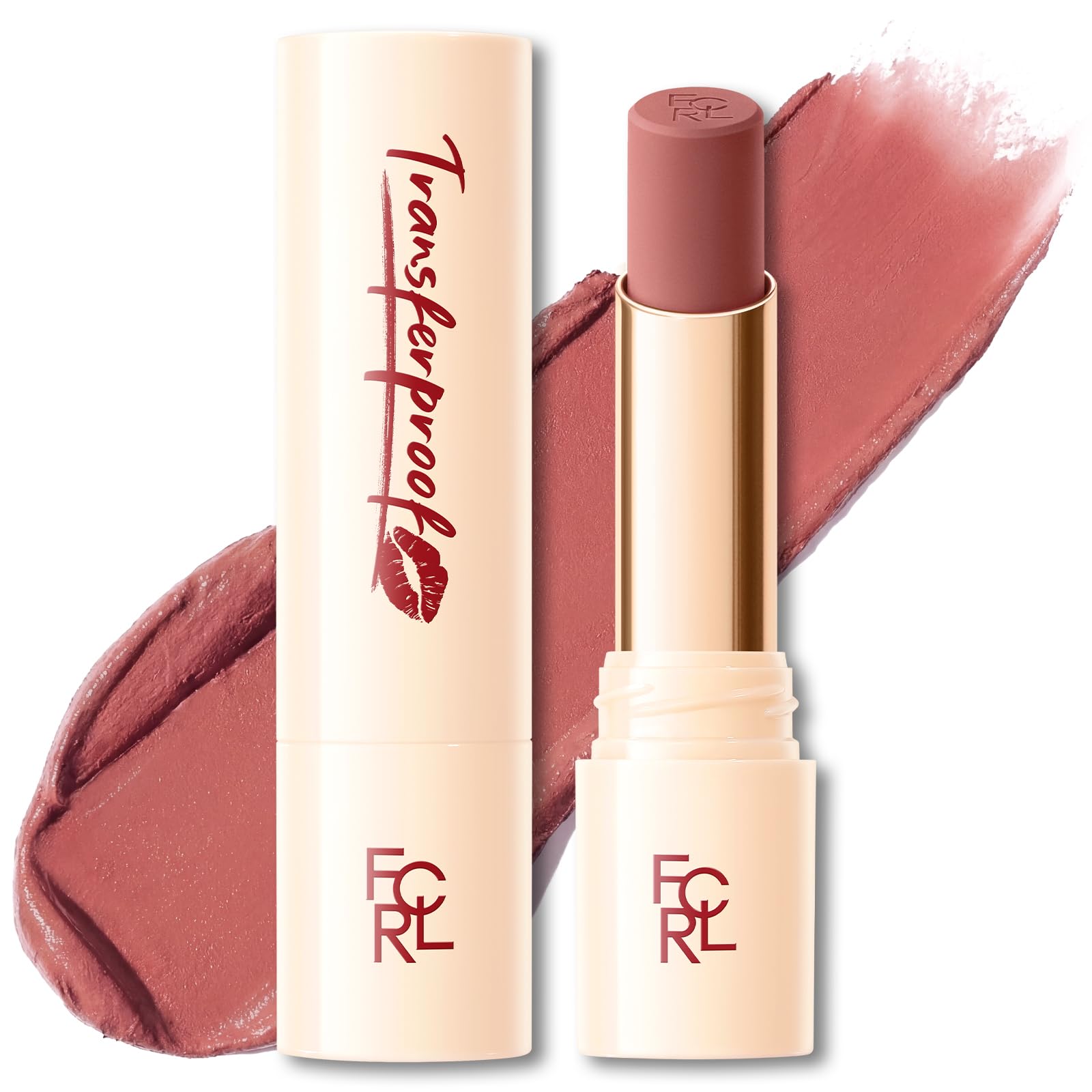 Photo 1 of FOCALLURE Matte Lipstick PK02 Figgy Pink
