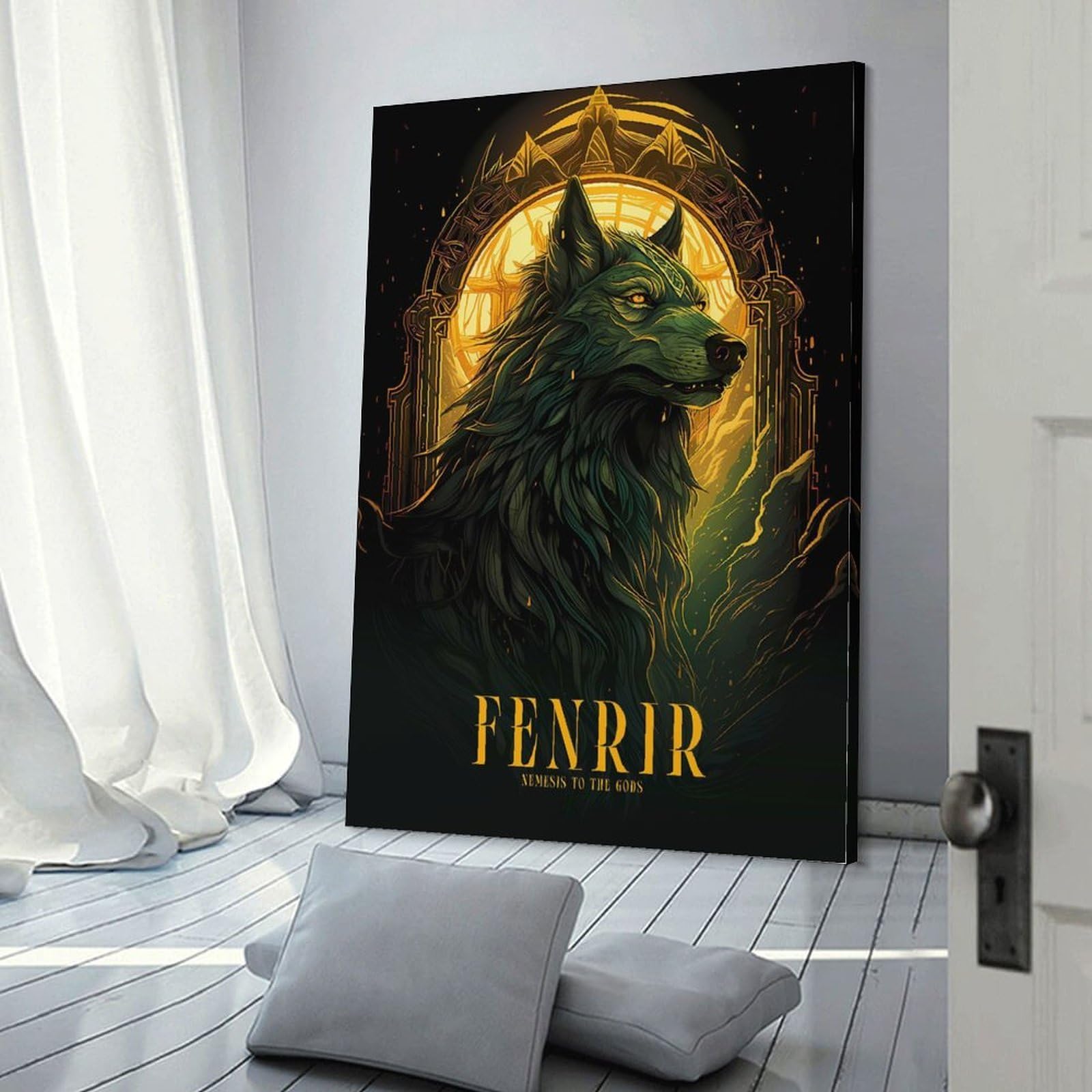 Poster Fenrir personnalisé pour transformer un mur vide