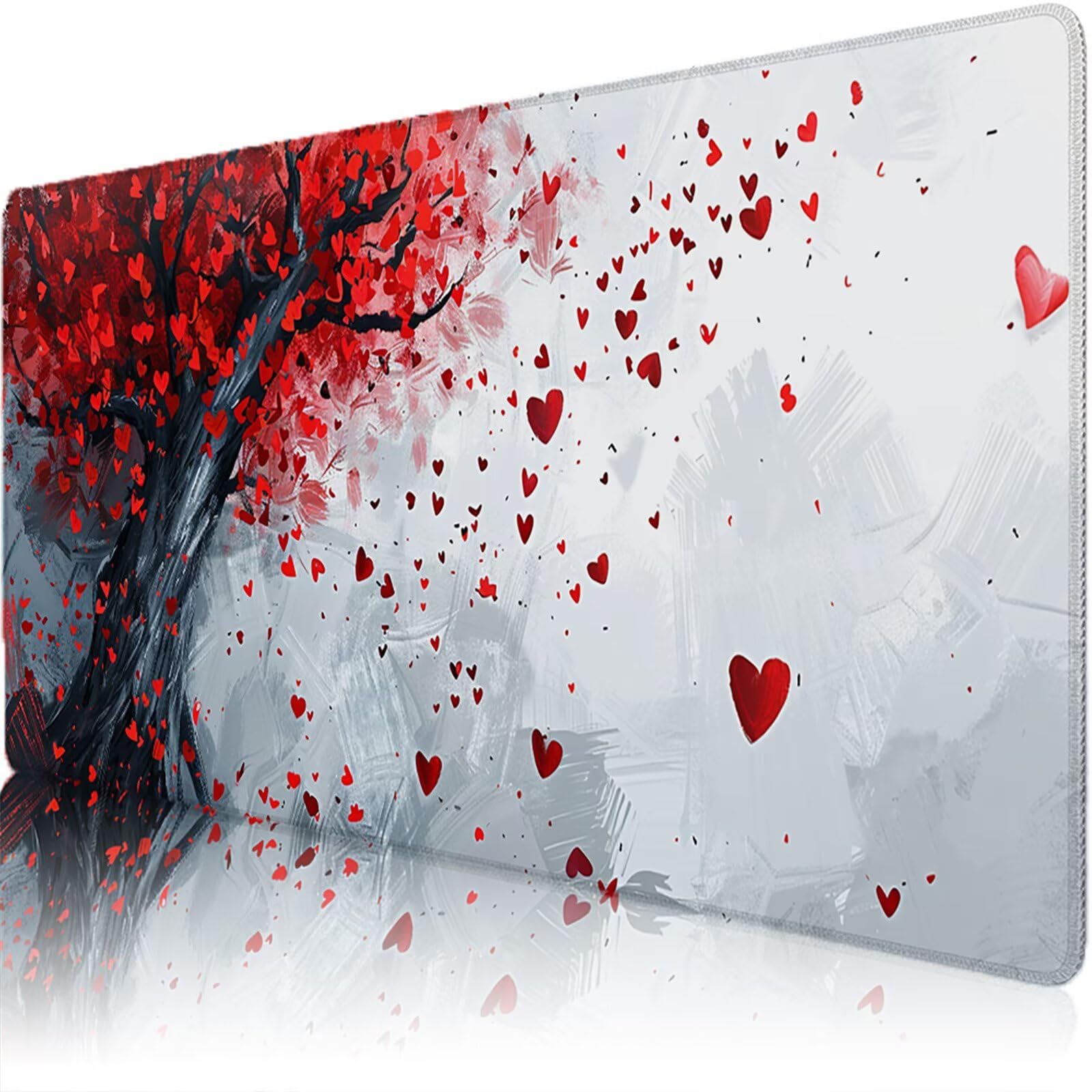 Alfombrilla Escritorio Grande 1200 x 600 x 3 mm, Alfombrilla Ratón Gaming XXL, Árbol De La Vida Tapete de Ordenador con Base Antideslizante y Bordes Reforzados, Impermeable Desk Mat (Paisaje) L-x6966