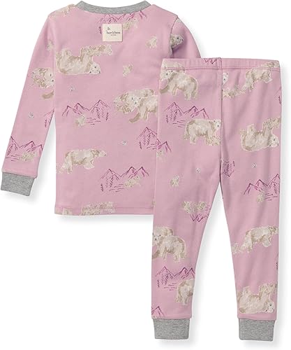 Miniatura 117 de Burt's Bees Baby Pijama para niña, 2 piezas, camiseta de manga larga y pantalones de algodón orgánico