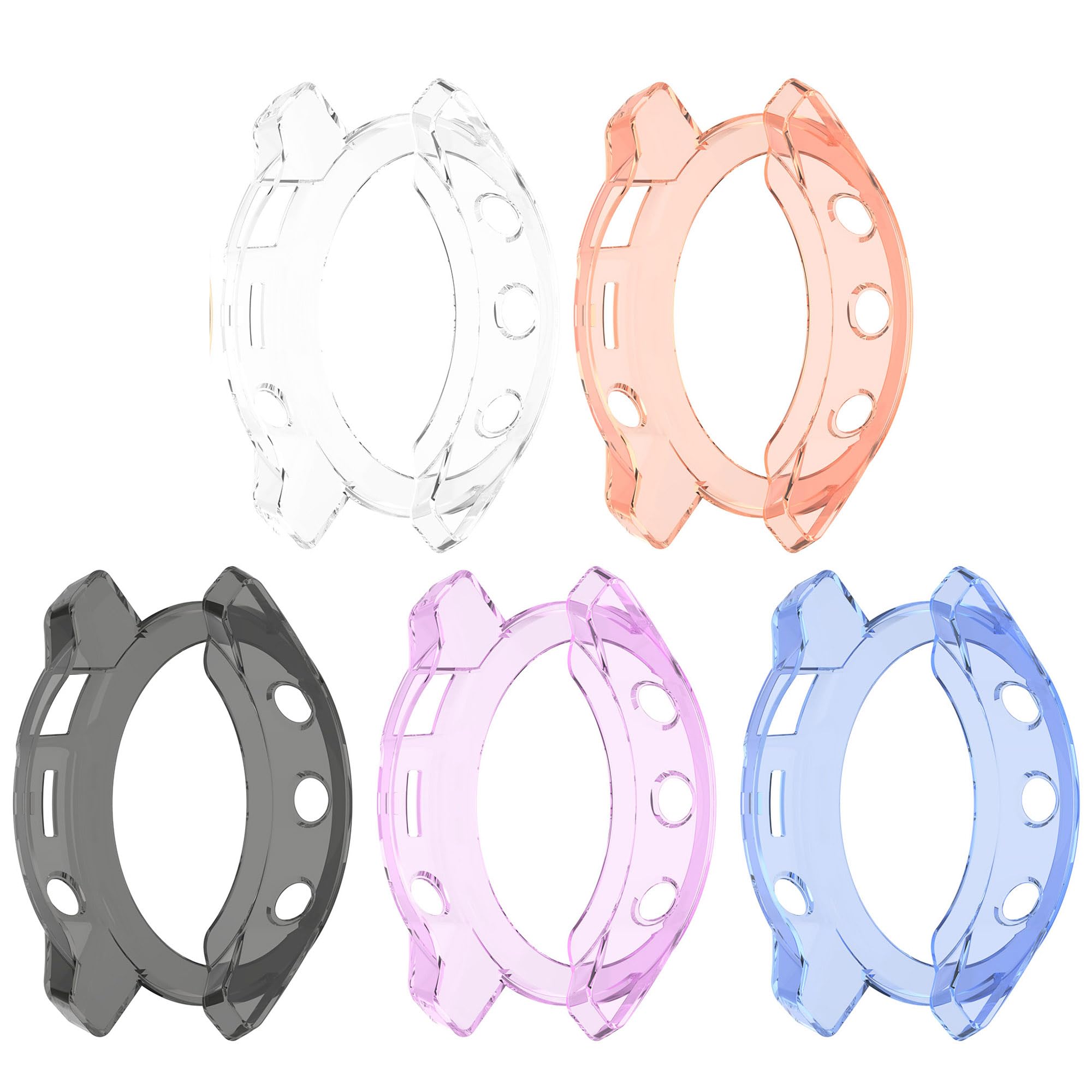 Custodia Protettiva Per Garmin Epix Pro (Gen2) 51mm | In TPU Morbido | Antiurto E Antigraffio | Nero