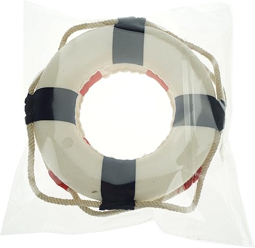 Miniatura 6 de Bilipala salvavidas decorativos de tela de bienvenida decoración náutica para el hogar 2 piezas rojo y azul