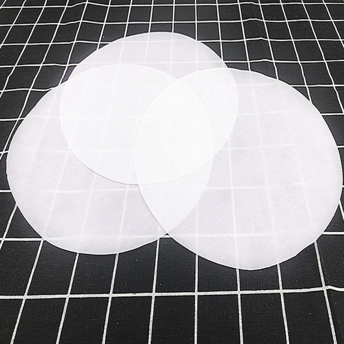 MAGICLULU Runde Backpapier Zuschnitte 500 Blatt Antihaftbeschichtet Hitzebeständig und Fettabweisend für Backen und Grillen