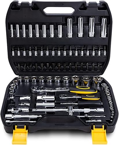 Miniatura 2 de ORDALI Herramientas de reparación de vehículos 86 piezas juegos de herramientas manuales de 0248in serie de 0492in kit de juego de fundas de