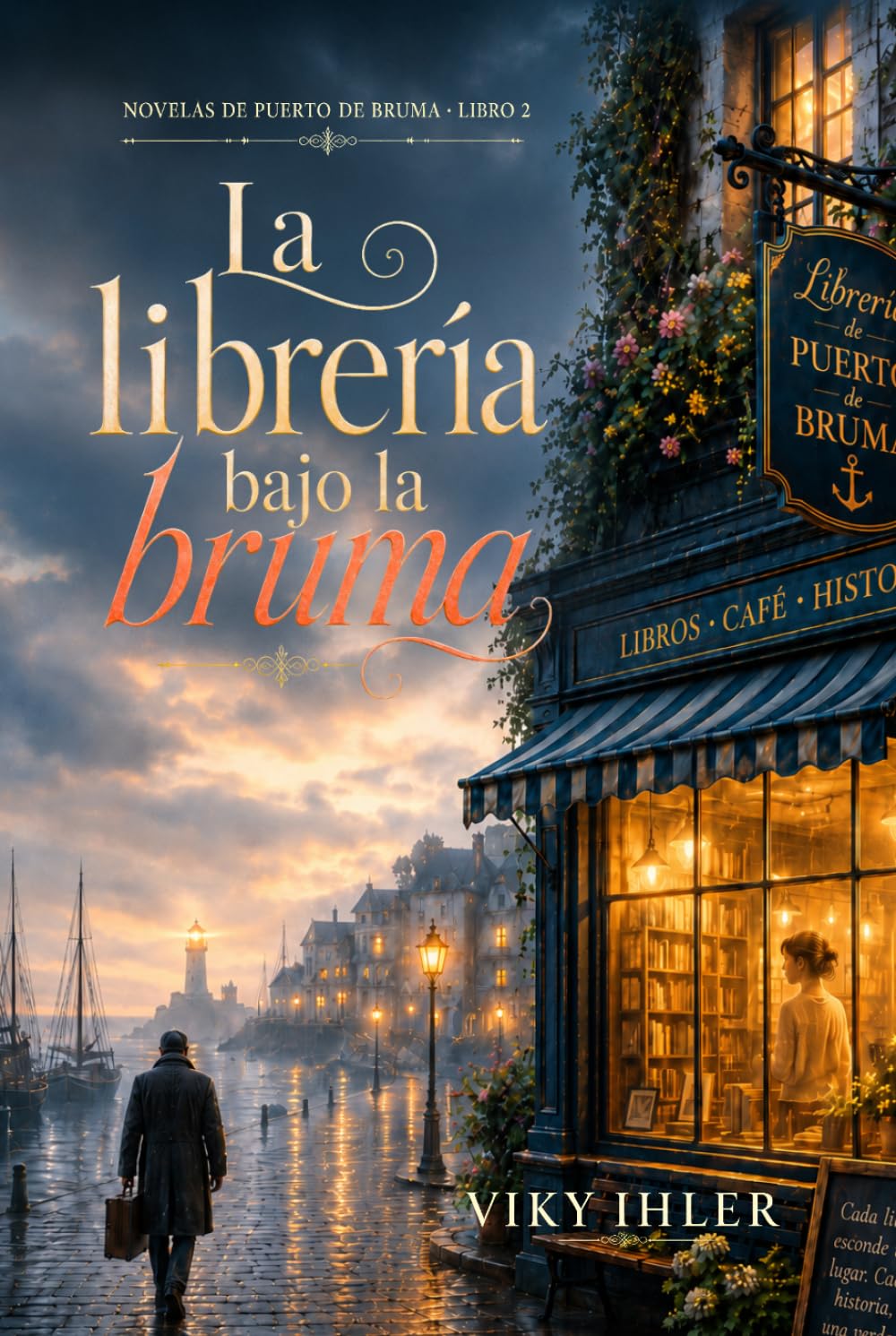 La librería bajo la bruma: Una novela romántica de misterio y secretos familiares en Puerto de Bruma (Novelas de Puerto de Bruma)
