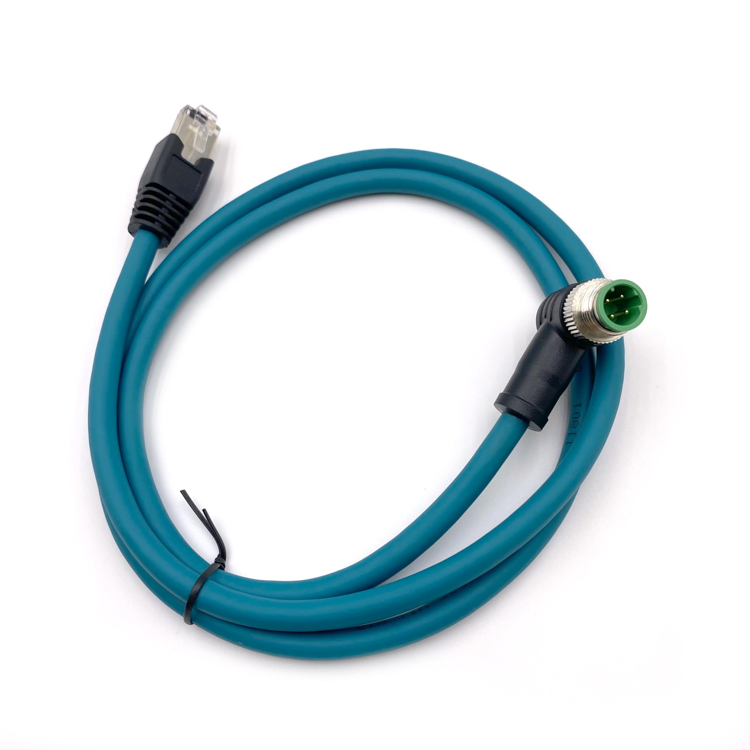 みりあん☺︎12 Amazon.com: 3.28ft M12 4 Pin D Code Male Right Angled to RJ45 Male