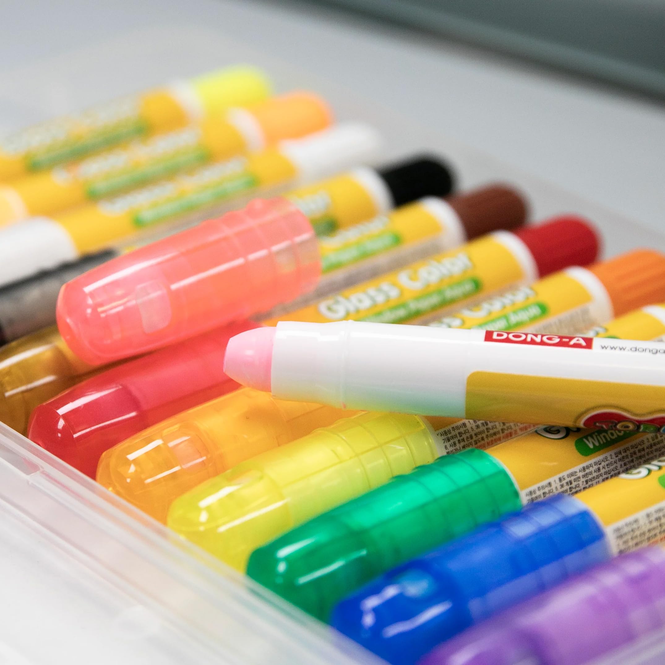 Amazon.com : Toru Window Glass Color Crayon Marker Washable Paper
